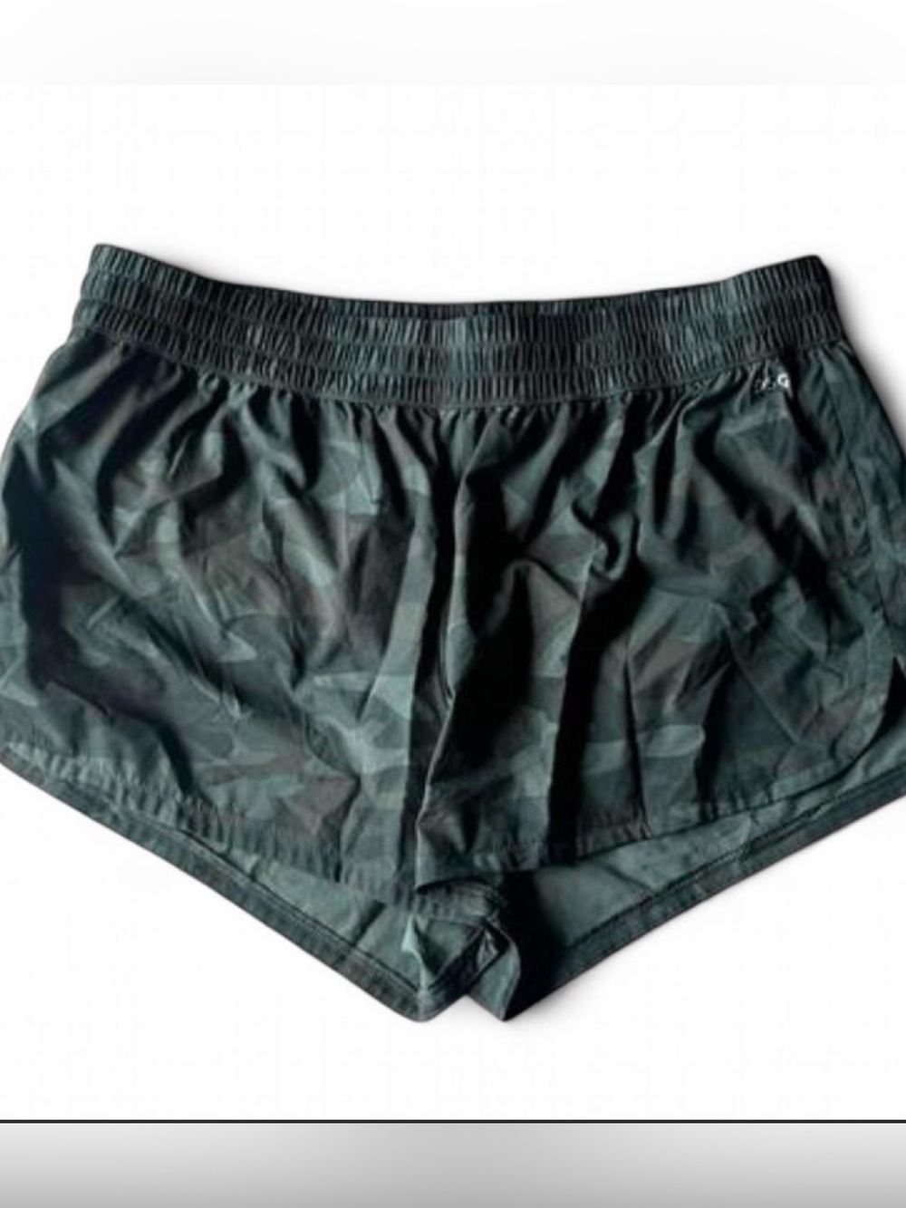 Camo Athletic Shorts - Dark Green